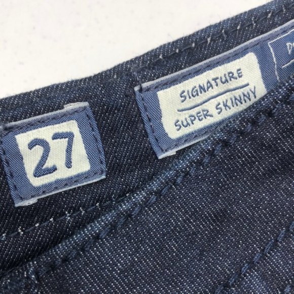 LIKE NEW VINTAGE MISS ME JEANS SIGNATURE SUPER SKINNY 27x27 💎 - Picture 4 of 12